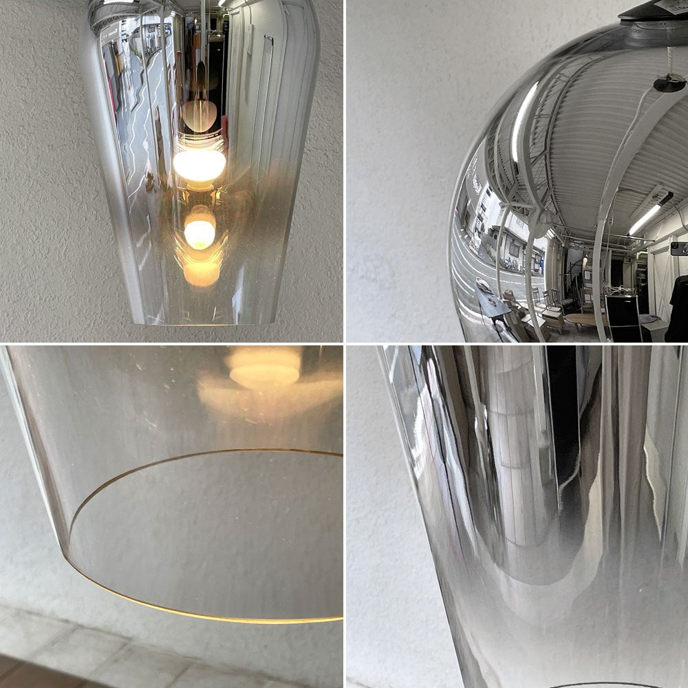 トムディクソン Tom Dixon フェイド ペンダントライト Fade Pendant クローム Chrome 廃番 定価115,500円 箱付 展示品 ◇
