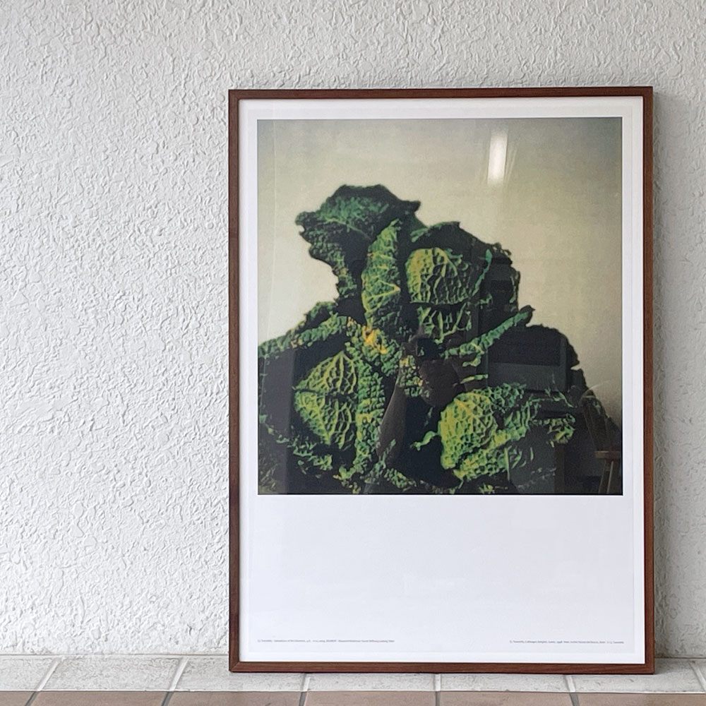 サイ・トゥオンブリー Cy Twombly キャベツ Cabbages 展覧会 SENSATIONS OF THE MOMENT 2009 オフセットリトグラフ ポスター 額装品 ◇