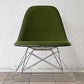 ハーマンミラー Herman Miller サイドシェルチェア セカンド 2nd FRP アプホルスター ファブリック張替え済み キャッツクレイドル イームズ ビンテージ ◇
