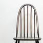 アーコール Ercol クエーカーチェア ダイニングチェア ハイバック オールドコロニアル ブラウン エルム材 × ビーチ材 UKビンテージ 英国家具 B ●