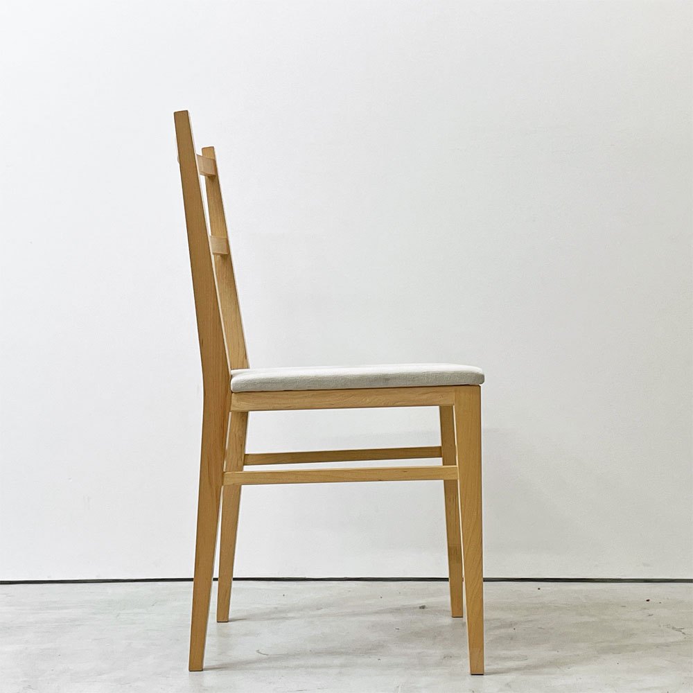 イデー IDEE センタチェア SENTA CHAIR ダイニングチェア メープル材 ライトグレー 植木莞爾 ナチュラル B ●