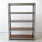 リオン LYON アングルシェルフ SLOTTED ANGLE SHELF 5段 オープンシェルフ W124.5 x D40.5 x H175.5cm P.F.S取扱 スチールメッシュ インダストリアル 工業系 ●