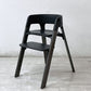 ストッケ STOKKE ステップス チェア Steps Chair ベビーチェア ブラック 北欧 ノルウェー ●