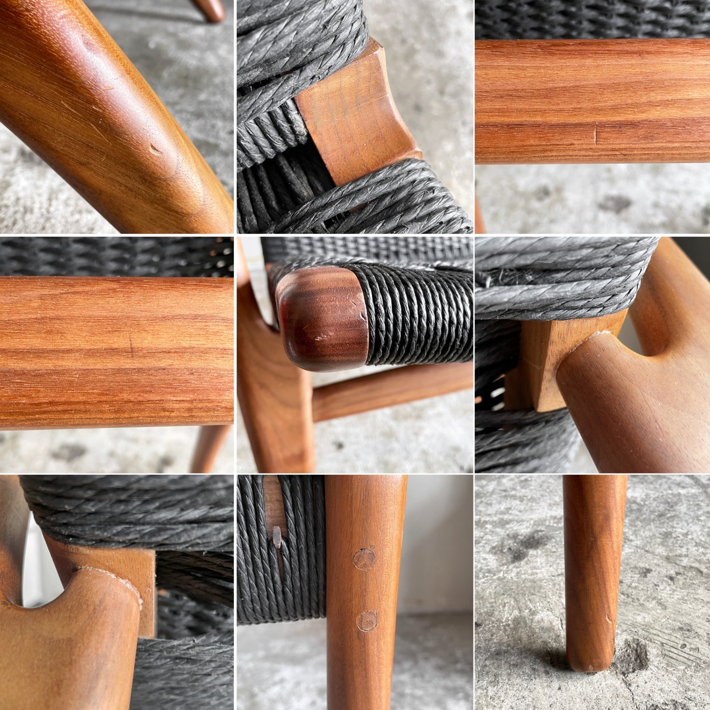 カールハンセン＆サン Carl Hansen & Son CH25 イージーチェア ラウンジチェア ウォールナット材 ブラックペーパーコード ハンス・J・ウェグナー デンマーク 北欧家具 ■