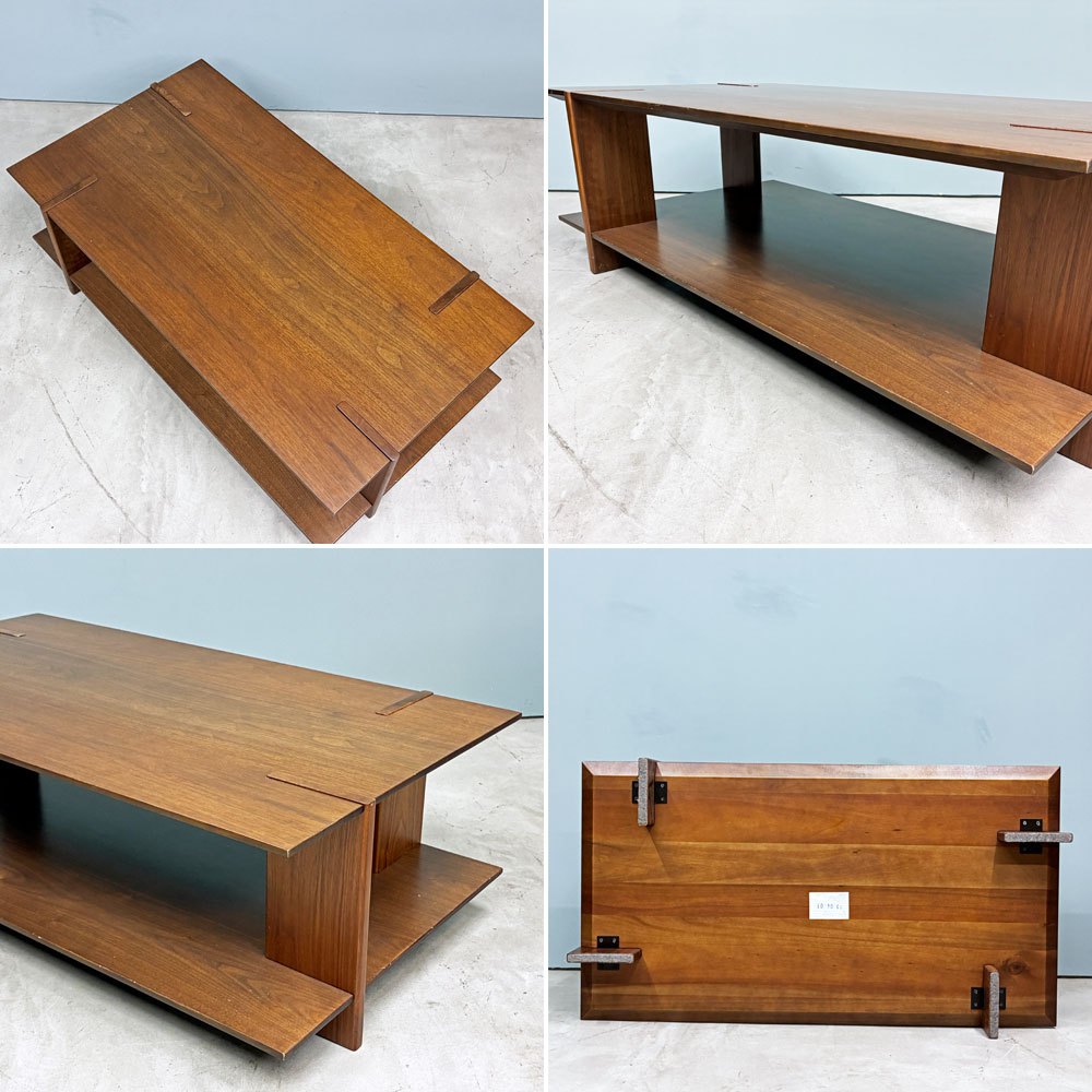 ノーウェアライクホーム NOWHERE LIKE HOME バーサ VASA センターテーブル W110cm ローテーブル ウォールナット材 関家具 定価￥77,000- ◎