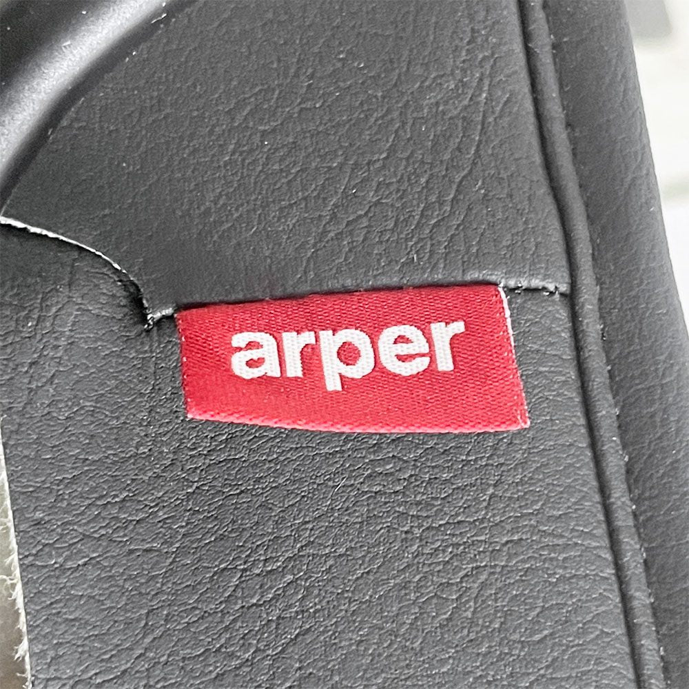 アルペール arper カティファ46 Catifa46 ミーティングチェア アームチェア デスクチェア オフィスチェア PVCレザー キャスター付き 4本脚 ●