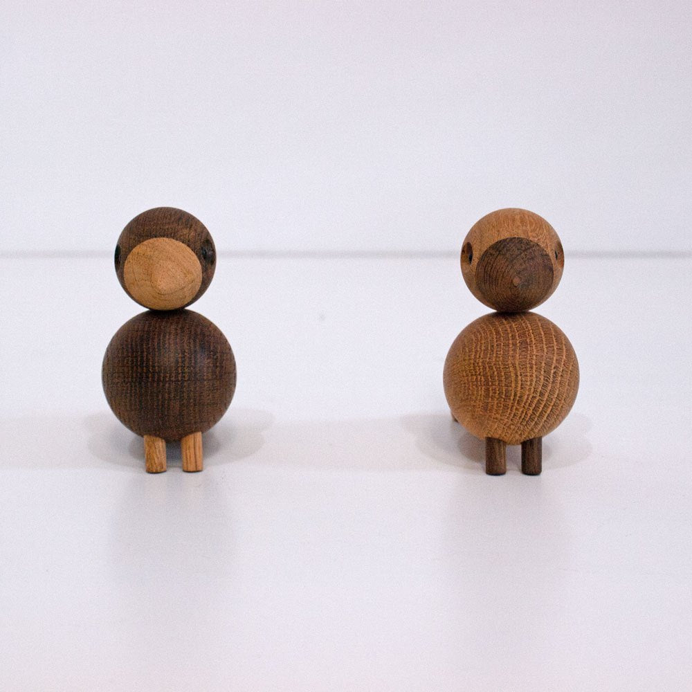 カイボイスン KAY BOJESEN DENMARK ペアラブバード 木製オブジェ 置物 2羽セット W9cm カイ・ボイスン 現行品 ●