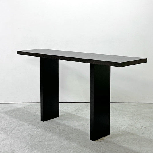 カッシーナ イクスシー Cassina ixc. カトリーヌ・メミ CATHERINE MEMMI ZEN コンソール テーブル アッシュ材 ダークブラウン W150cm モダンデザイン 廃番 ●