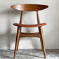 カールハンセン＆サン Carl Hansen & Son CH33P オーク材 レザーシート 本革 ダイニングチェア ハンス・J・ウェグナー 定価￥156,200- B ■