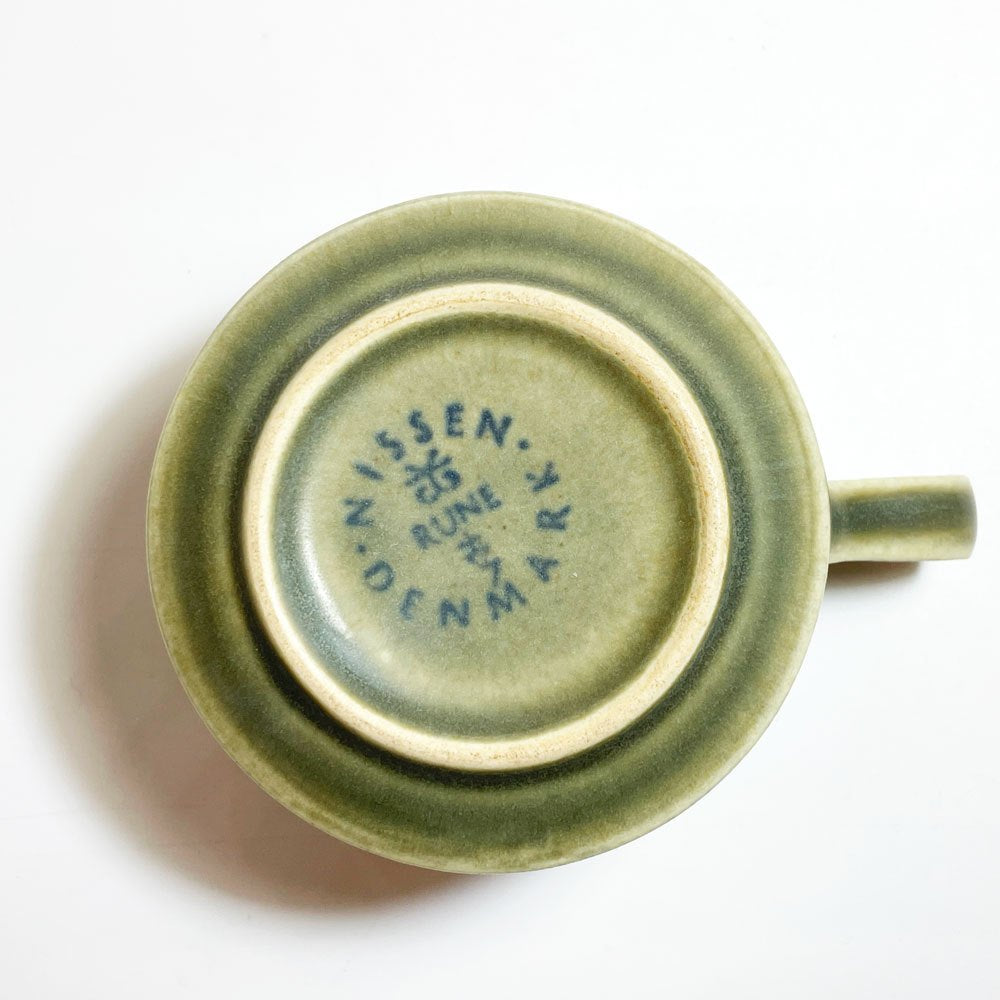 ニッセン NISSEN ルーン Rune カップ＆ソーサー イェンス･クイストゴー Jens H. Quistgaard デンマーク 北欧ビンテージ 美品 ★