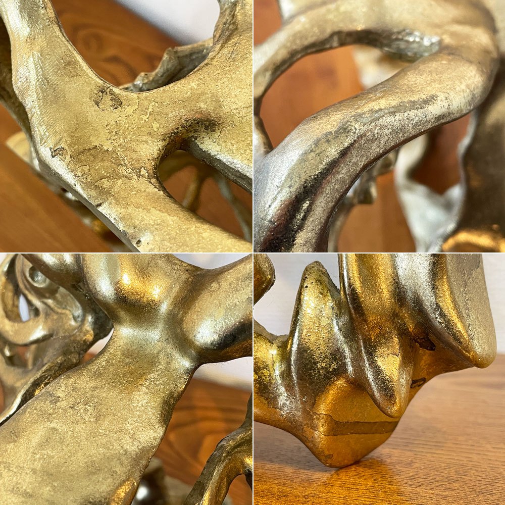 カレ KARE タイガーゴールド ウォールデコレーション 合成樹脂 虎 動物 オブジェ 壁掛けインテリア ドイツ ◎