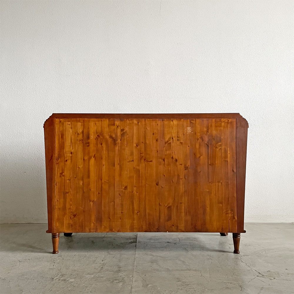 ヨーロピアンクラシカル European Classical ワイドチェスト サイドボード W146.5cm 抽斗8杯 アンティークスタイル 〓