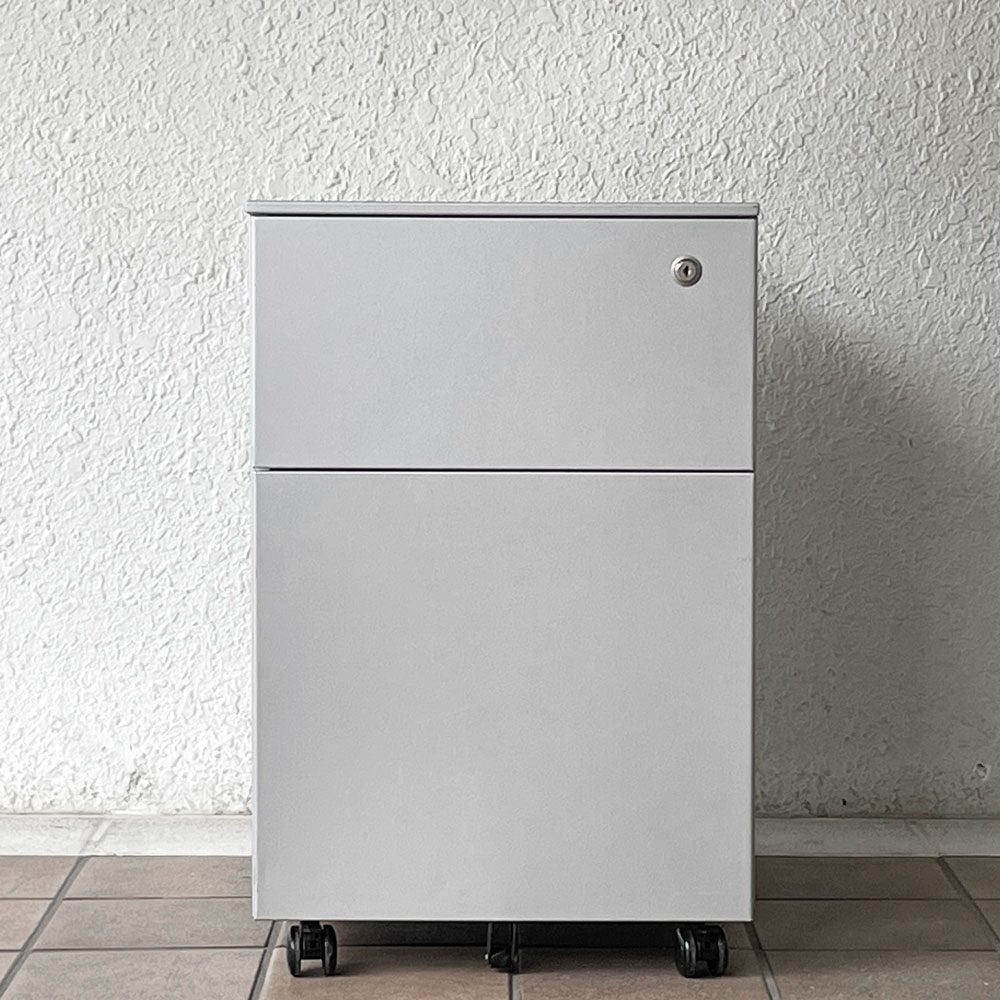 カッシーナ Cassina ixc. AFドロワー AF DRAWER デスクキャビネット ワゴン 鍵付属 キャスターロック機能付き イタリア ミニマルデザイン ◇