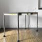 USMハラー USM Haller モジュラーファニチャー ハラーテーブル ワークデスク ダイニングテーブル パールグレーラミネート (ホワイト) キャスター モダン スイス ◎