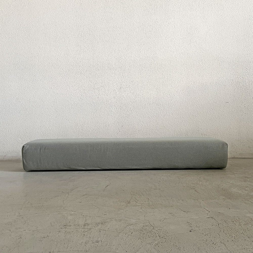 アクタス ACTUS キューブスツール CUBES STOOL クッションベンチ ベンチソファ W150cm ファブリック グリーン系 カバーリング 参考価格￥37,800- 廃番 A 〓