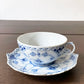 ロイヤルコペンハーゲン ROYAL COPENHAGEN ブルーフルーテッド フルレース ティー カップ & ソーサー デンマーク 北欧食器 B ★