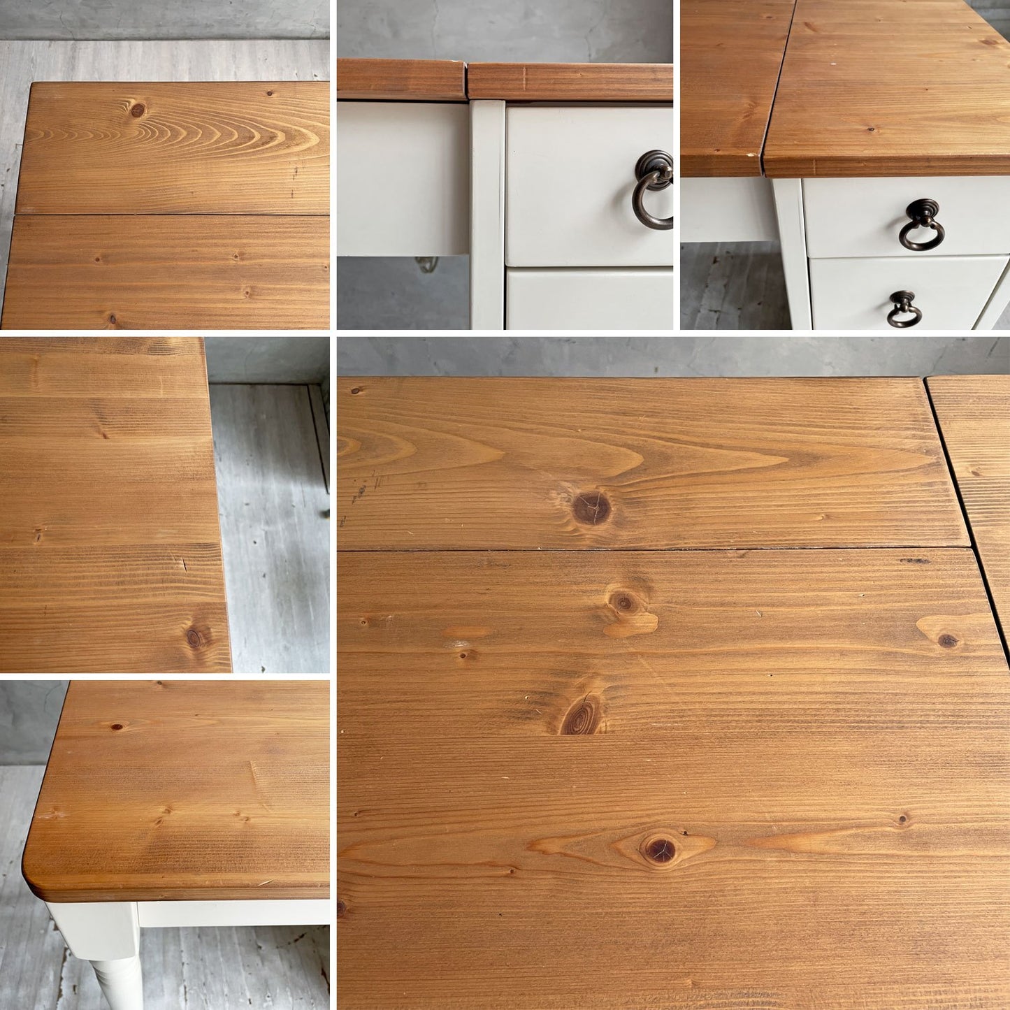 ノラ nora. マム mam カルダモン ドレッサー Cardamon dresser ミラーデスク 鏡台 関家具 パイン材 フレンチカントリースタイル ナチュラル 廃番 ♪