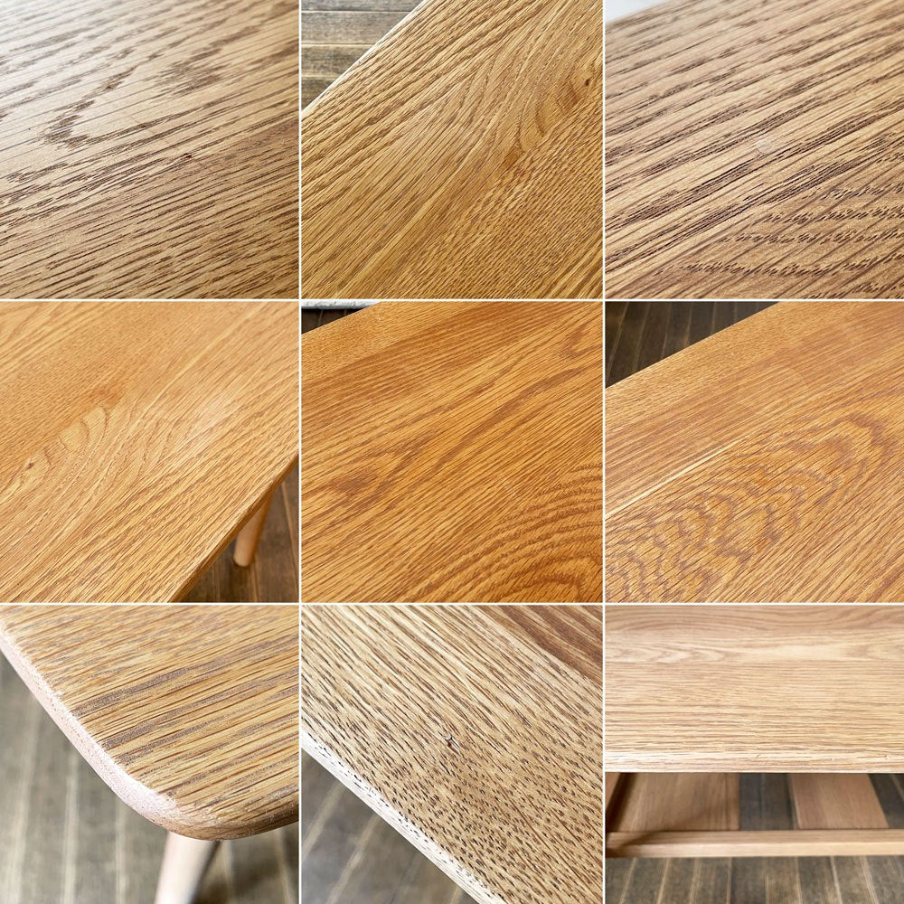 モモナチュラル Momo Natural リバーゲート RIVERGATE ローテーブル FD LOW TABLE エレベーターテーブル リフトアップ 昇降式 オーク材 W115cm 廃番サイズ ◎