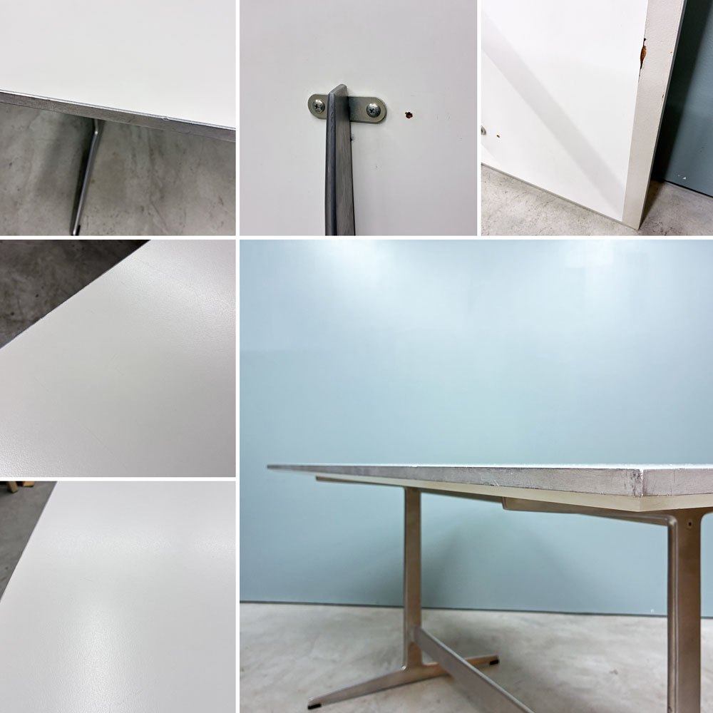 フリッツハンセン Fritz Hansen D438 シェーカーベース SHAKER BASE ダイニングテーブル W160cm ブルーノ・マットソン アルネ・ヤコブセン デンマーク 北欧家具  ◎