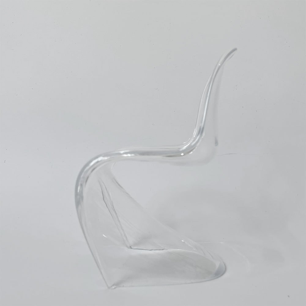 ヴィトラ デザインミュージアム Vitra Design Museum ミニチュアコレクション パントンチェア 1/6スケール 限定カラー クリア 廃盤 ★
