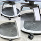 スチールケース Steelcase ノード node ミーティングチェア オフィスチェア ネイビー 可動式サイドテーブル＆キャスター付 ◎