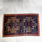 トライバルラグ Tribal rug バルーチ族 バルチエリア 手織り ラグ 160×100㎝ アフガニスタン オリエンタル ウール ラグ ★