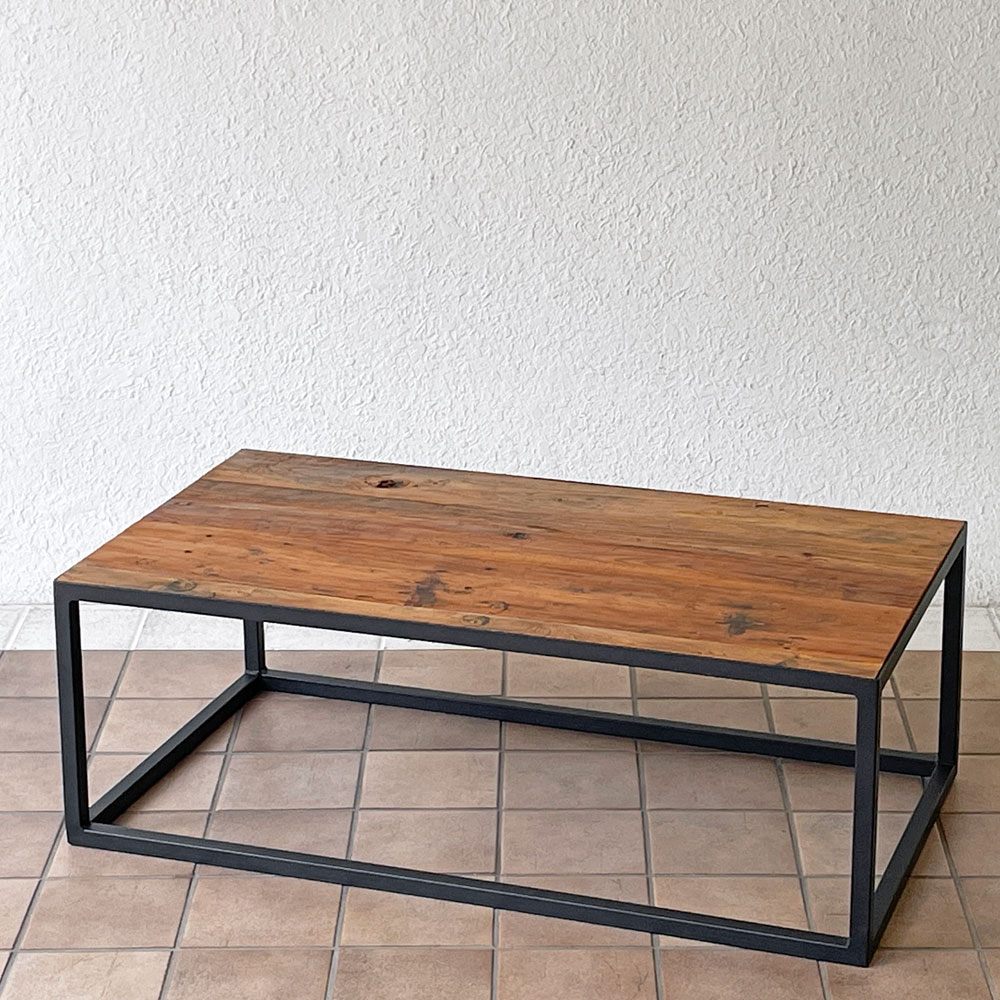 クラッシュゲート CRASH GATE ノットアンティークス Knot antiques ライザ LIZA コーヒーテーブル W110cm インダストリアルデザイン ◇