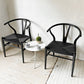カールハンセン＆サン Carl Hansen & Son CH24 Yチェア ブラックラッカー × ブラックペーパーコード ハンス・J・ウェグナー ビーチ材 北欧家具 定価￥118,800- B ★
