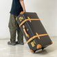 グローブトロッター GLOBE-TROTTER サファリ ラージ スーツケース 二輪 74L ブラウン×ナチュラル 本革 伸縮ハンドル無し ●