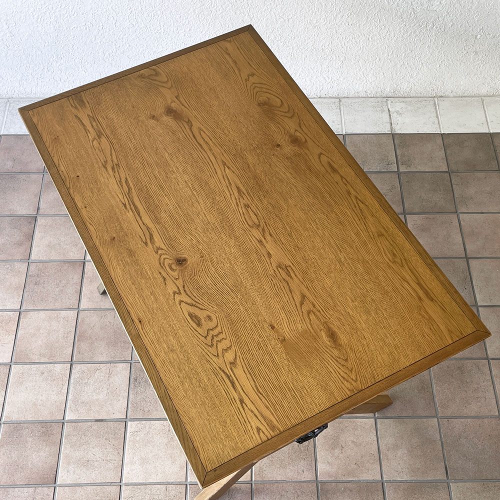 アクメファニチャー ACME Furniture フィルモアテーブル FILLMORE TABLE Sサイズ W115cm オーク材 アイアン インダストリアル ◇