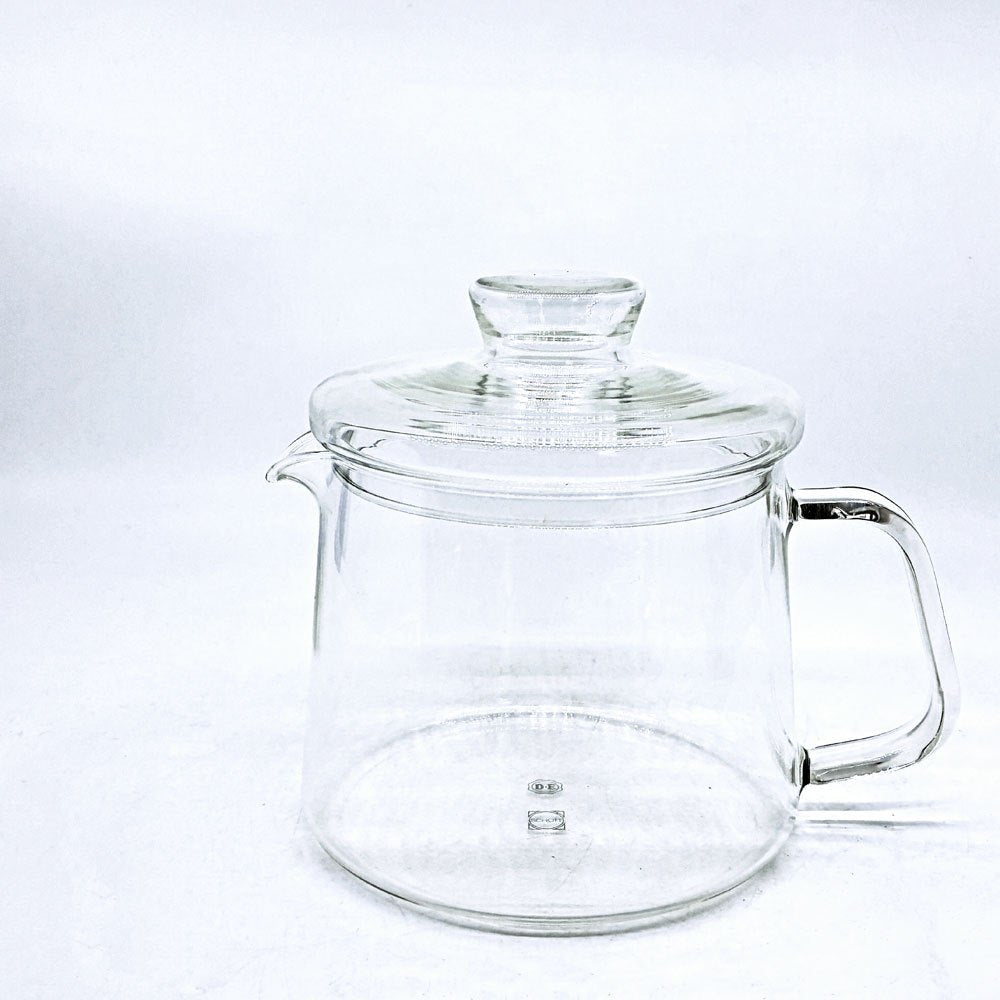 ショット・マインツ SCHOTT MAINZ イエナグラス ガラス ティーポット 蓋付 ドイツビンテージ ●