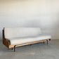 ジャーナルスタンダード  j.s.F ハビタ HABITAT SOFA BED ソファベッド デイベッド 3人掛けソファ W200cm オーク材 ファブリック ベージュ 定価￥231,000- 〓