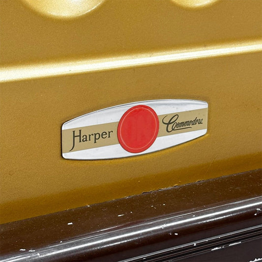 昭和レトロ Harper Commodore オイル パネルヒーター RB-1000 ゴールド×ブラウン ジャパンビンテージ 現状品 A ●