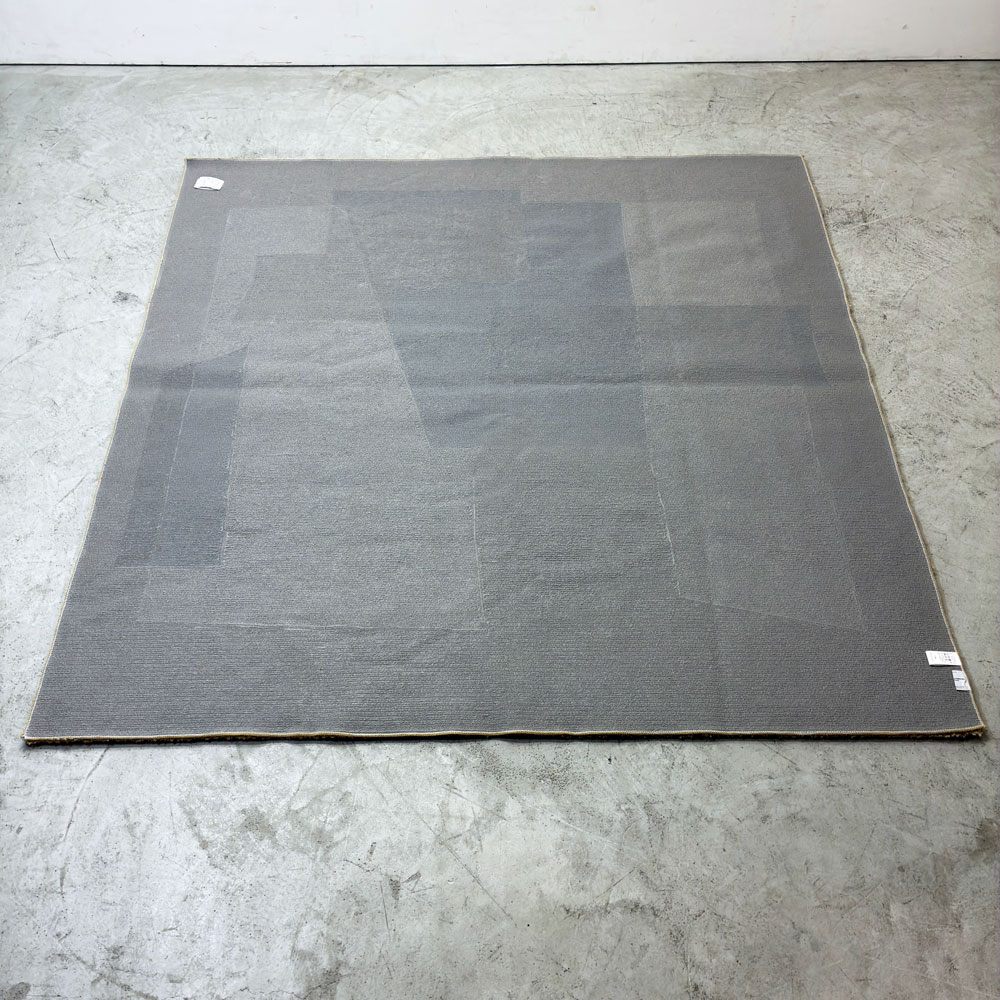 ジャーナルスタンダードファニチャー jsf ジオメトリック GEOMETRIC スクエアラグ 200x200cm 幾何学模様 手洗い洗濯可 滑り止め付き モダンデザイン ●