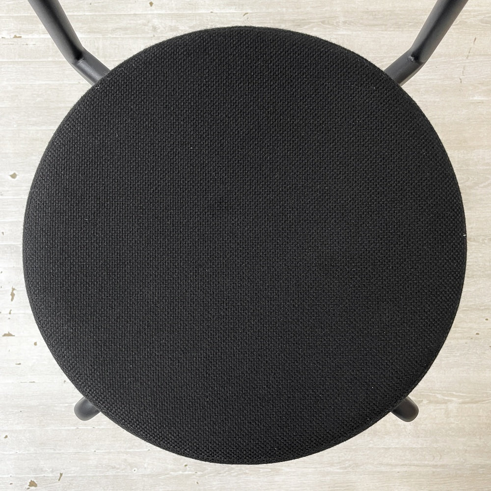 コクヨ KOKUYO デイズオフィス DAYS OFFICE ハングライク hang like ハイスツール カウンターチェア 背無し H68cm ブラックフレーム ファブリック チャコール 定価50,700円 ●