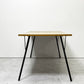 ジャーナルスタンダードファニチャー journal standard furniture サンク SENS ダイニングテーブル M W150 オーク無垢材 スチール インダストリアルデザイン ●