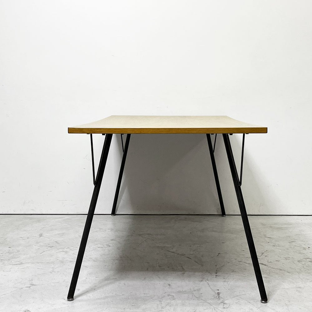 ジャーナルスタンダードファニチャー journal standard furniture サンク SENS ダイニングテーブル M W150 オーク無垢材 スチール インダストリアルデザイン ●