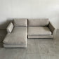 リラックスフォーム RELAX FORM 関家具 デパラ2  DEPALAⅡ 右 カウチソファ W220cm シェーズロング 1P + 2P セット コーナーソファ ファブリック A48 ステングレー 定価￥266,475の品 〓