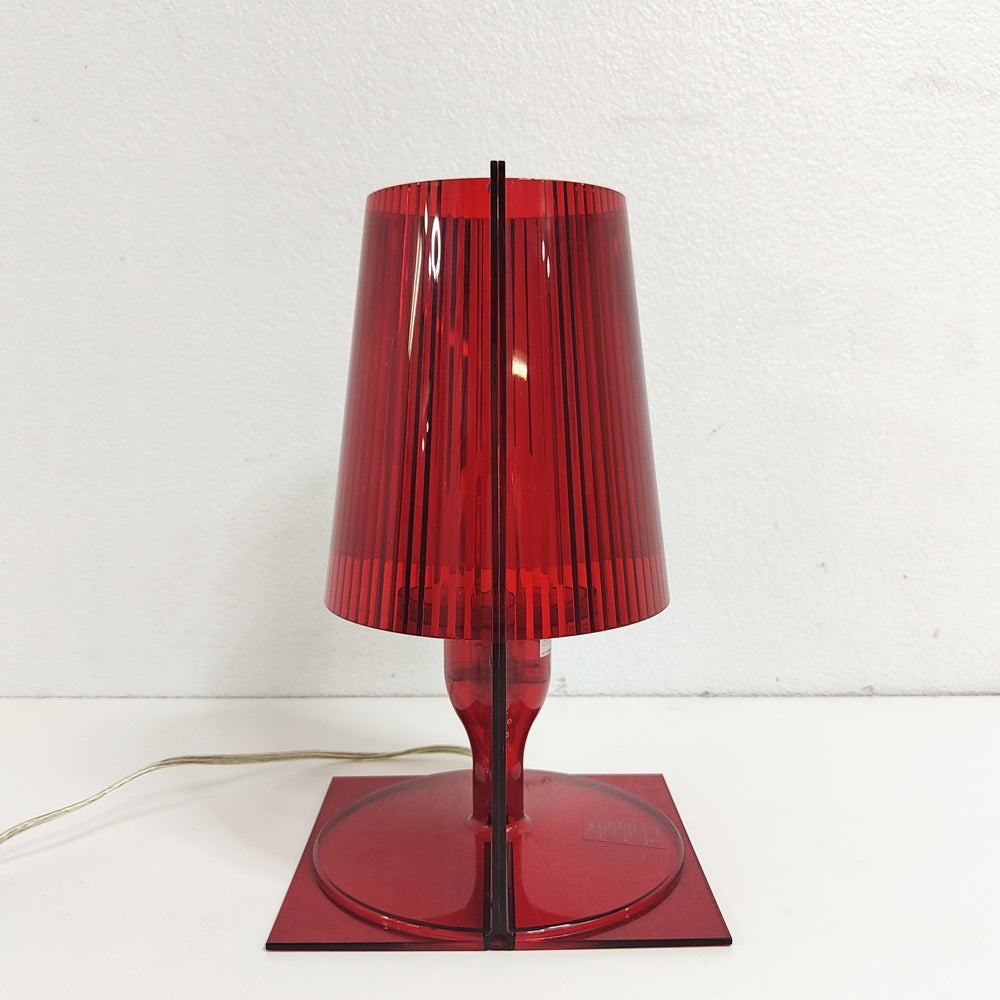 カルテル Kartell テイク TAKE テーブルランプ ポリカーボネート製 フェルーチョ・ラヴィアーニ Ferruccio Laviani レッド イタリア ●