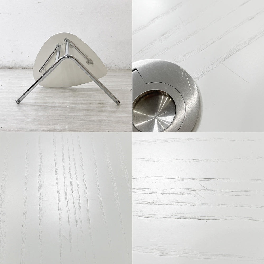 テクタ TECTA サイドテーブル K22 SIDE TABLE アッシュ材 ホワイト アレキサンダーカルダー ドイツ バウハウス ACTUS 取扱い ●