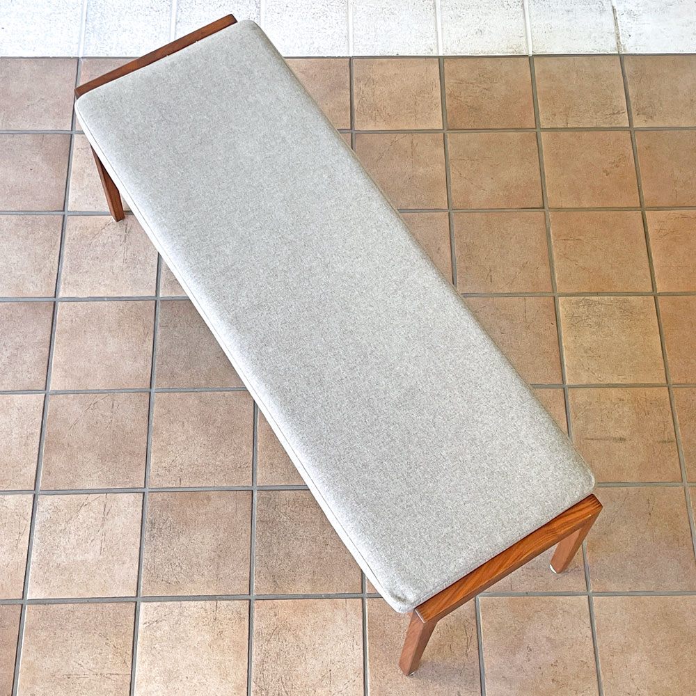 一生紀 ISSEIKI セッコ SECCO ダイニングベンチ ウォールナット w110cm ブラウン 北欧デザイン  ◇