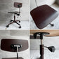 ラボファ Labofa デスクチェア オフィスチェア プライウッド ブラウン ダブルホイール 高さ調整可 デンマーク製 北欧家具 ♪