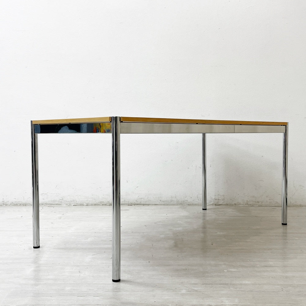 USMハラー USM Haller モジュラーファニチャー USMハラーテーブル デスク ナチュラル ビーチ材 天板 H70cm スイス ●