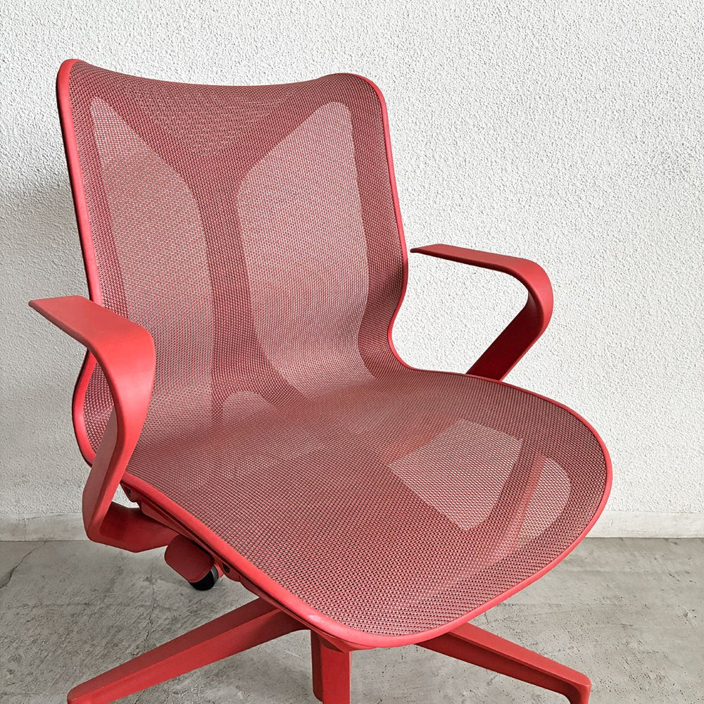 ハーマンミラー Herman Miller コズムチェア Cosm Chair デスクチェア オフィスチェア キャニオン ローバック 固定アーム キャスター スタジオ7.5 定価￥247,500- 〓