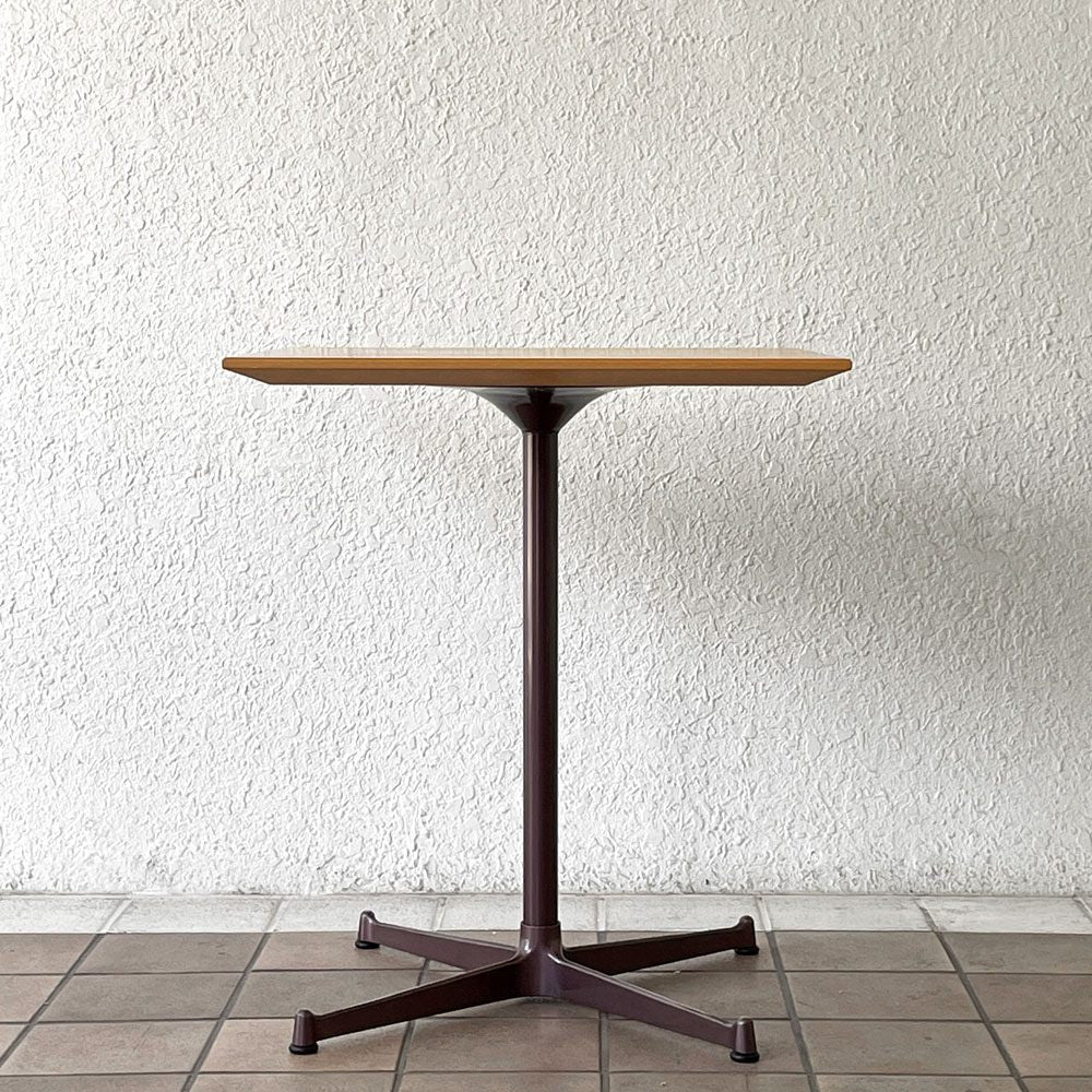コッコレ coccole スクエアテーブル SQUARE TABLE カフェテーブル オーク材 ｗ60cm インダストリアルデザイン 定価￥51,700-◇
