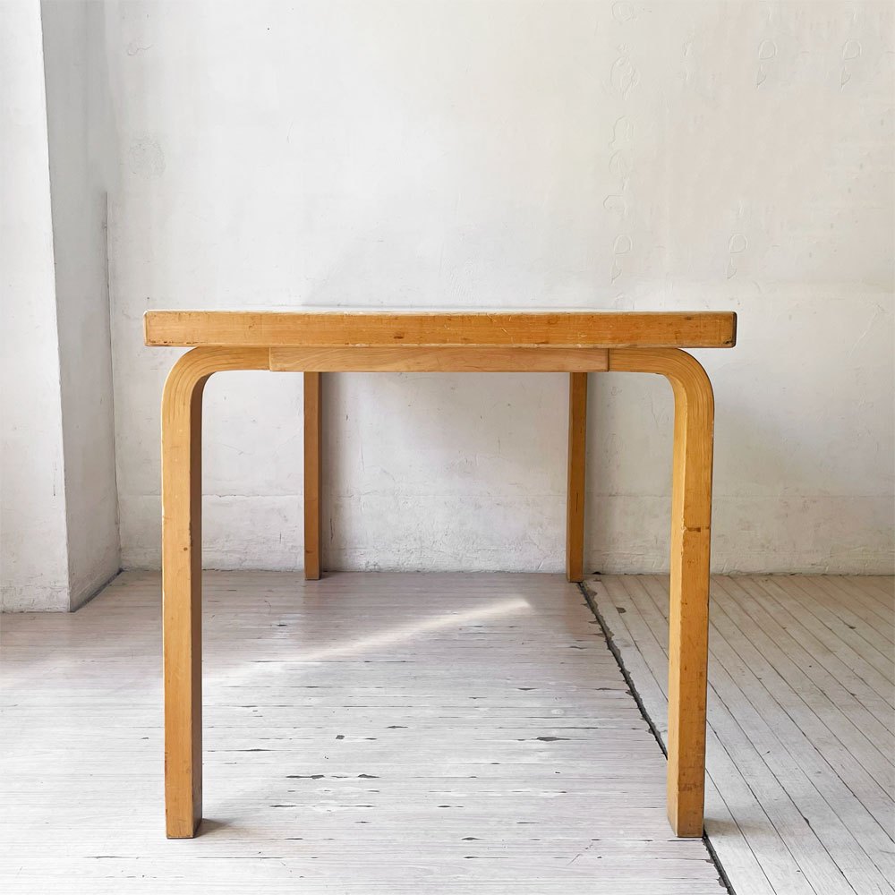 アルテック artek ビンテージ ダイニングテーブル リノリウムトップ アルヴァ・アアルト Alvar Aalto フィンランド 北欧家具 ★