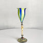 ベネチアングラス Venetian glass シャンパングラス ワイングラス 金彩 ムラーノ イタリア ■