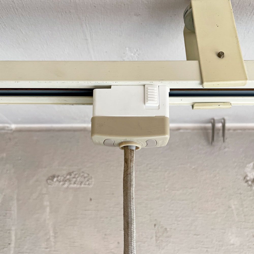 森部照明 MORIBE SHOMEI 糸巻ガラスシェード ペンダントライト クリア 円柱 モダンデザイン ビンテージ ♪