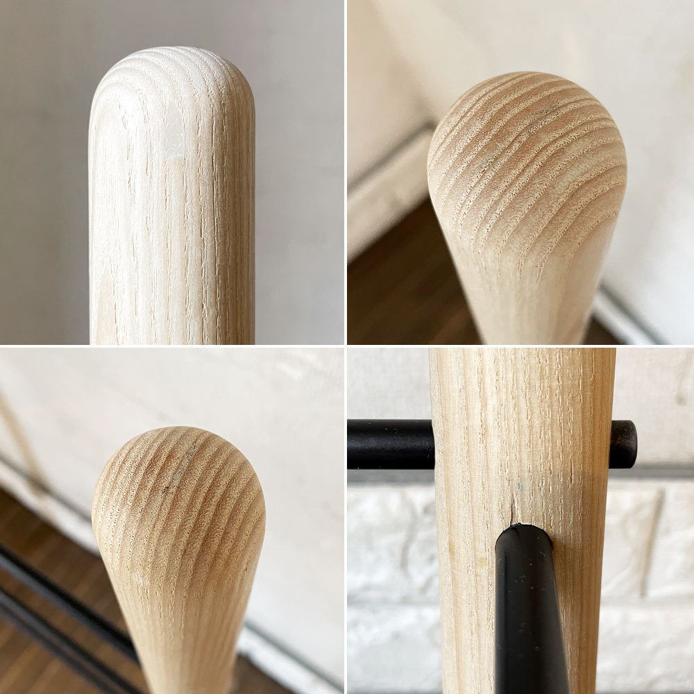ノルメイド Norrmade スティック STICK シューズラック アッシュ材×スチール トゥールズデザイン Tools Design デンマーク 定価￥30,250- 廃番 ◎