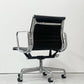 ハーマンミラー Herman Miller アルミナムグループ マネジメントチェア 本革 ブラック 回転式昇降 5本脚 キャスター付 C&R イームズ ●